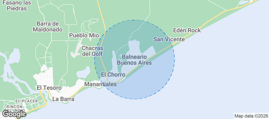 Balneario Buenos Aires Airbnb map